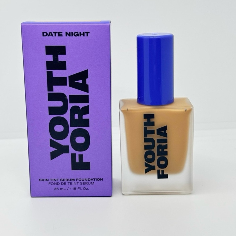 Youthforia Date Night Skin Tint Serum Foundation 360 Medium Neutral New In Box